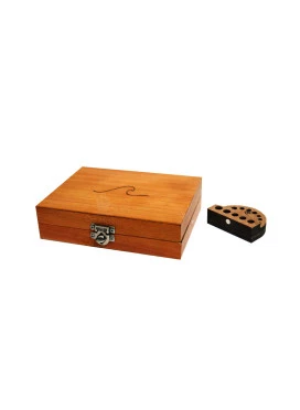 Mini Box Glass Wood Burning Wave