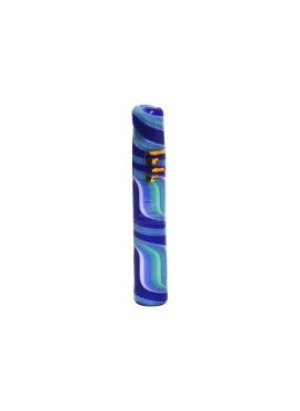 Piteira de Vidro Lord Glass Multi Waves 7,4mm Blue