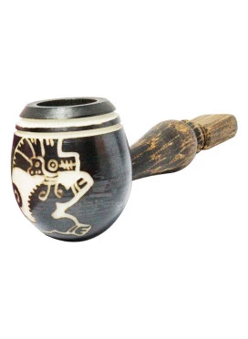 Pipe de Madeira Artesanal Animal