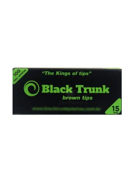 Piteira de Papel Black Trunk Brown Tips 15mm