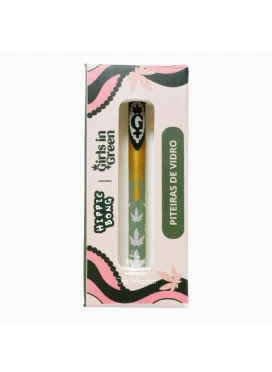 Piteira Hippie Bong Girls in Green Haila Martins 6mm