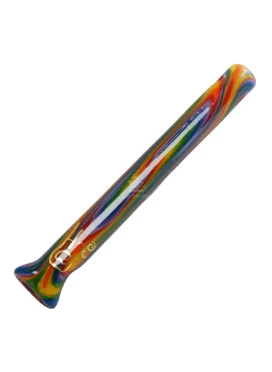 Piteira de Vidro Hippie Bong Wig-Wag Arco-íris 7mm 