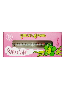 Piteira Alongada Colab Girls in Green e Hippie Bong 5mm
