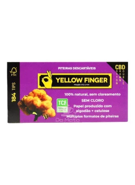 Piteira de Papel CBD Yellow Finger