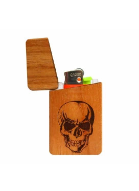 Case p/ Isqueiro Wood Burning Caveira