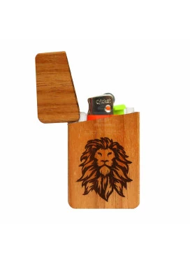 Case p/ Isqueiro Wood Burning Lion