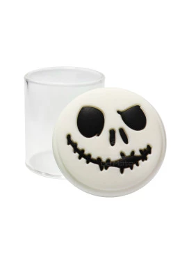 Pote de Vidro e Silicone 30ml Jack Skellington