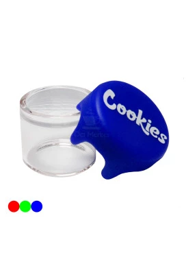 Pote de Vidro e Silicone 5ml Cookies