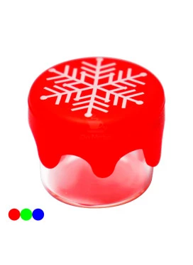 Pote de Vidro e Silicone 5ml Snow