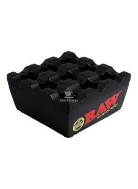 Cinzeiro de Metal Raw Preto