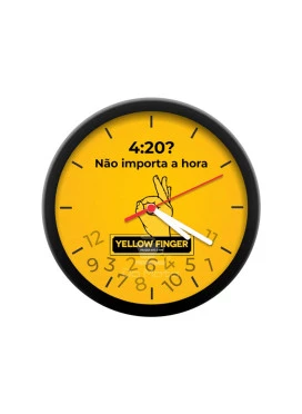 Relógio Yellow Finger Não Importa a Hora