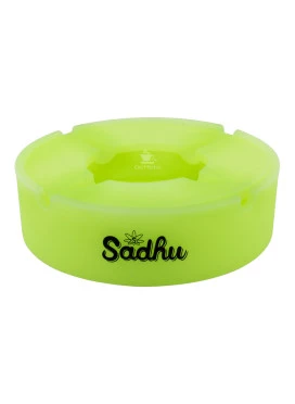 Cinzeiro Silicone Sadhu Grande C/ Tampa Neon