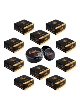 Caixa de Pote Hermético Alumínio Sadhu Black Edition 25ml
