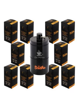 Caixa de Pote Hermético Alumínio Sadhu Black Edition 30ml