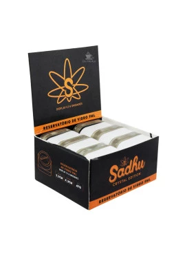 Caixa de Slick Vidro Sadhu White 9ml C/2 Divisórias