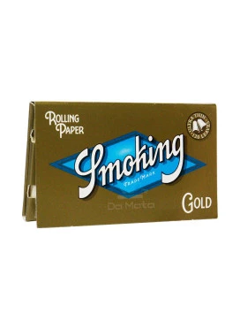 Seda Smoking Double Gold 120 Folhas