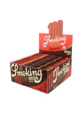 Caixa de Seda Smoking Brown King Size