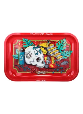 Bandeja de Metal Smoking Tempus Fugit