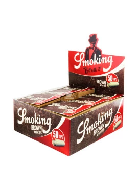 Caixa de Piteira Smoking Brown Mega Tps 