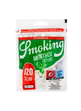 Filtro Smoking Menthol Slim 6mm