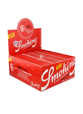 Caixa de Seda Smoking Thinnest King Size