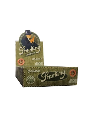 Caixa de Seda Smoking Organic 1 1/4