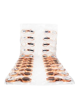 Cartela de Tesoura Dobrável Metal Rose Gold C/24un