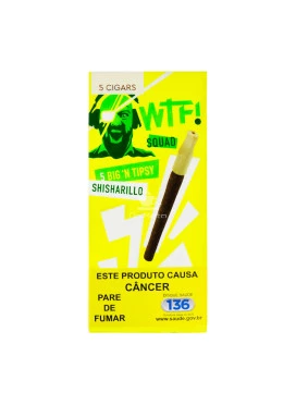 Cigarrilha WTF Big'n Tipsy Cray Squad Limão C/5un