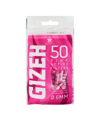 Filtro Carvão Gizeh Pink 6mm