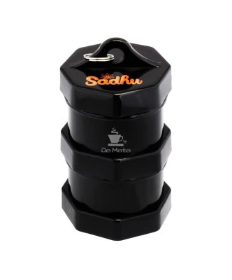 Pote Hermético de Plástico Sadhu Black Edition 50ml