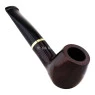 Cachimbo Elite Dourado Reto Piteira Chifre de frente tabacaria da mata