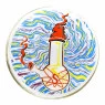 Bong de Vidro Sadhu Coleção Psicodélica Transmissão Sadhu