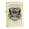 Isqueiro Zippo American Eagle Design 46230 de frente tabacaria da mata