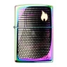 Isqueiro Zippo Dots And Flame Design 46569 de frente tabacaria da mata
