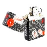 Isqueiro Zippo Notebook Design 46707 de lado aberto tabacaria da mata