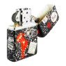 Isqueiro Zippo Notebook Design 46707 de lado aberto tabacaria da mata
