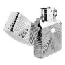 Isqueiro Zippo Lighter Armor® Pattern Design 49291 de lado aberto tabacaria da mata