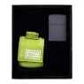 Kit de Isqueiro Zippo BLK Crackle LTR Bag Tactical GS de frente tabacaria da mata