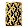Isqueiro Zippo Geometric Diamond Pattern Design 49702 no verso tabacaria da mata