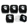 Kit com 5 Slick de Vidro TGB 3 divisórias