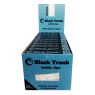 Caixa de Piteira de Papel Black Trunk White Tips 20mm 