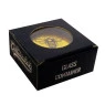 Pote de Vidro Cultura Dab 7ml Dourado na caixa