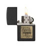   Isqueiro Zippo, logotipo Zippo dourado