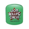 Mini Lata Lion Rolling Circus Ruby verso