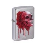 Isqueiro Zippo 49603 Skull Blood Design