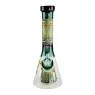 Bong de Vidro Gold Maori Médio Bali Dark de frente tabacaria da mata