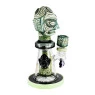 Bong de Vidro Gold Maori Médio Twins de lado tabacaria da mata