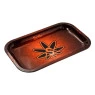 Bandeja de Metal Sadhu Média Vermelho e Preto