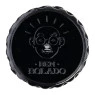 Dichavador Bem Bolado Policarbonato preto 4cm de frente tabacaria da mata