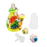 Bong de Silicone e Vidro Eye Pokémon 18cm de lado desmontado tabacaria da mata